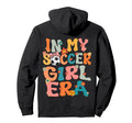 My Soccer Era Groovy Soccer Soccer Hoodie - Minimalist Print Unisex - T-Shirt, Sweatshirt, Hoodie