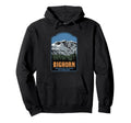 Bighorn National Forest Wyoming Hoodie - Trendy Graphic Men Women - T-Shirt, Sweatshirt, Hoodie