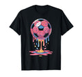 Soccer Ball Drip Ice Cream Drip Game T-Shirt - Graphic Print Men Women - T-Shirt, Sweatshirt, Hoodie