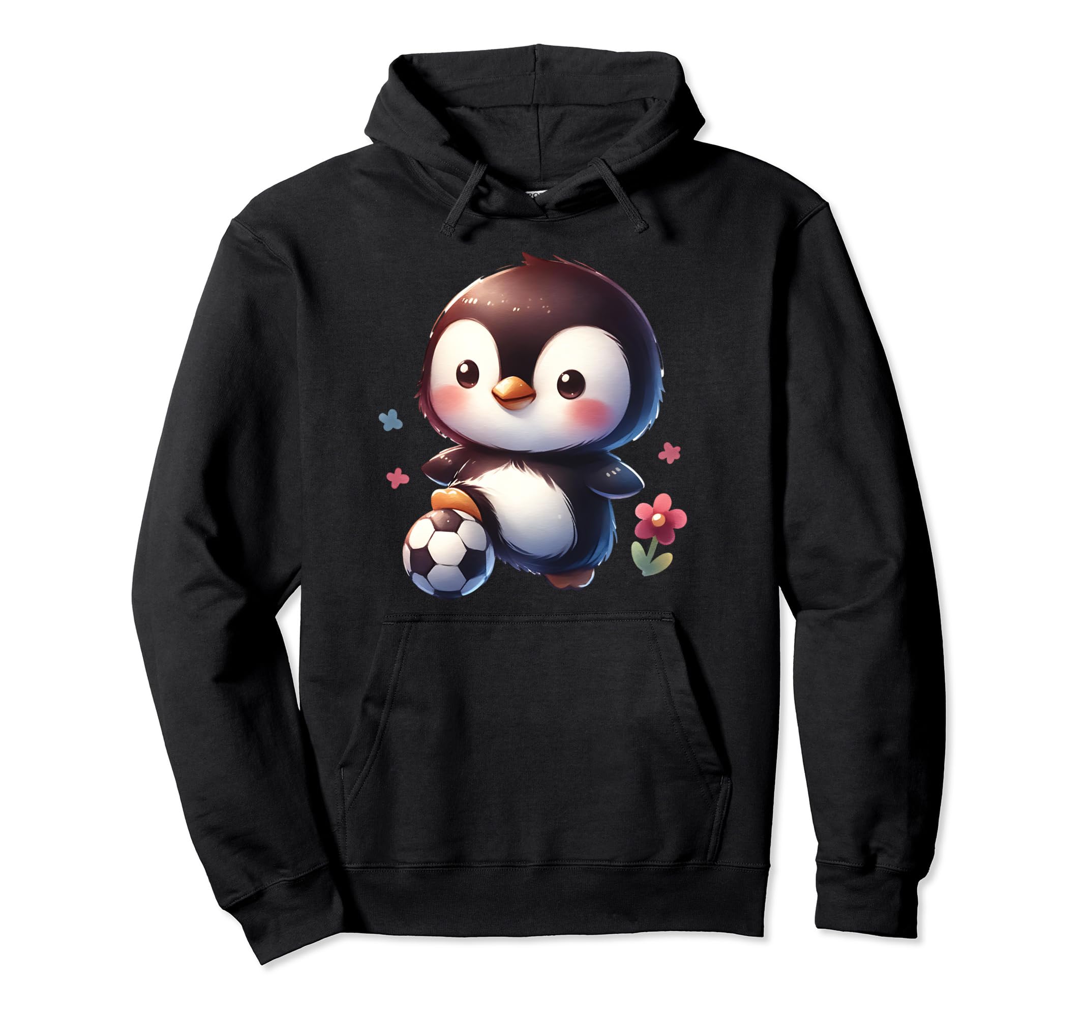 Funny Penguin Soccer Champion Fan Hoodie - Streetwear Style for Adults - T-Shirt, Sweatshirt, Hoodie