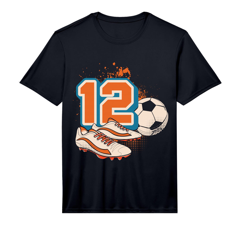 12Th Birthday Soccer Player T-Shirt - Casual Everyday Wear for Adults - T-Shirt, Sweatshirt, Hoodie
