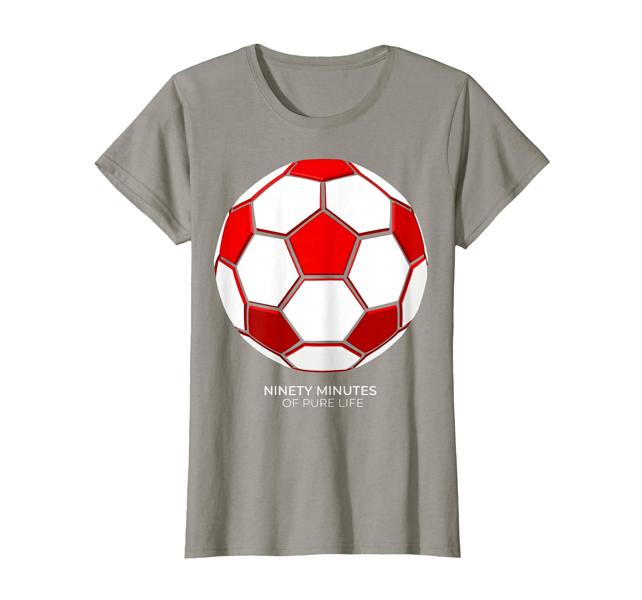 Ninety Minutes Pure Life Soccer T-Shirt - Casual Everyday Wear for Adults - T-Shirt, Sweatshirt, Hoodie