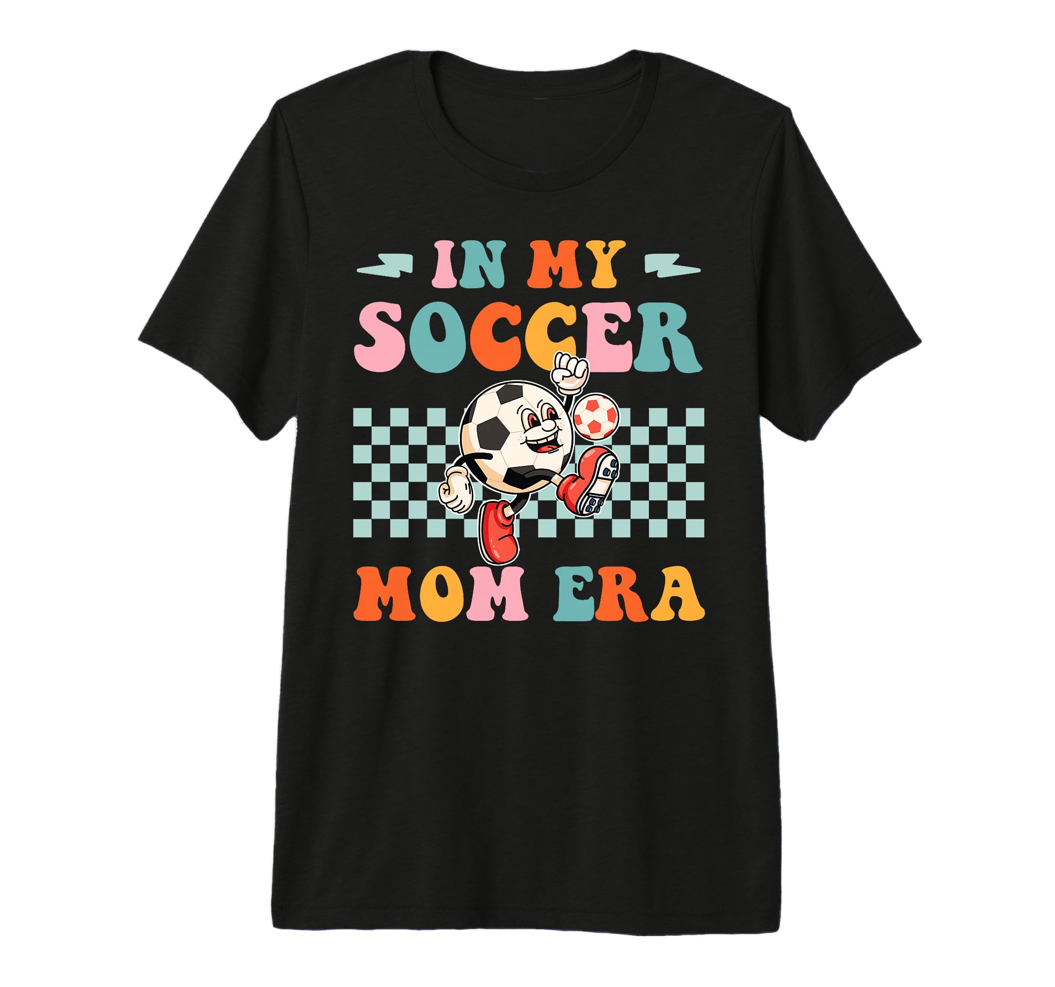 My Soccer Mom Era Groovy Proud T-Shirt - Minimalist Print for Adults - T-Shirt, Sweatshirt, Hoodie