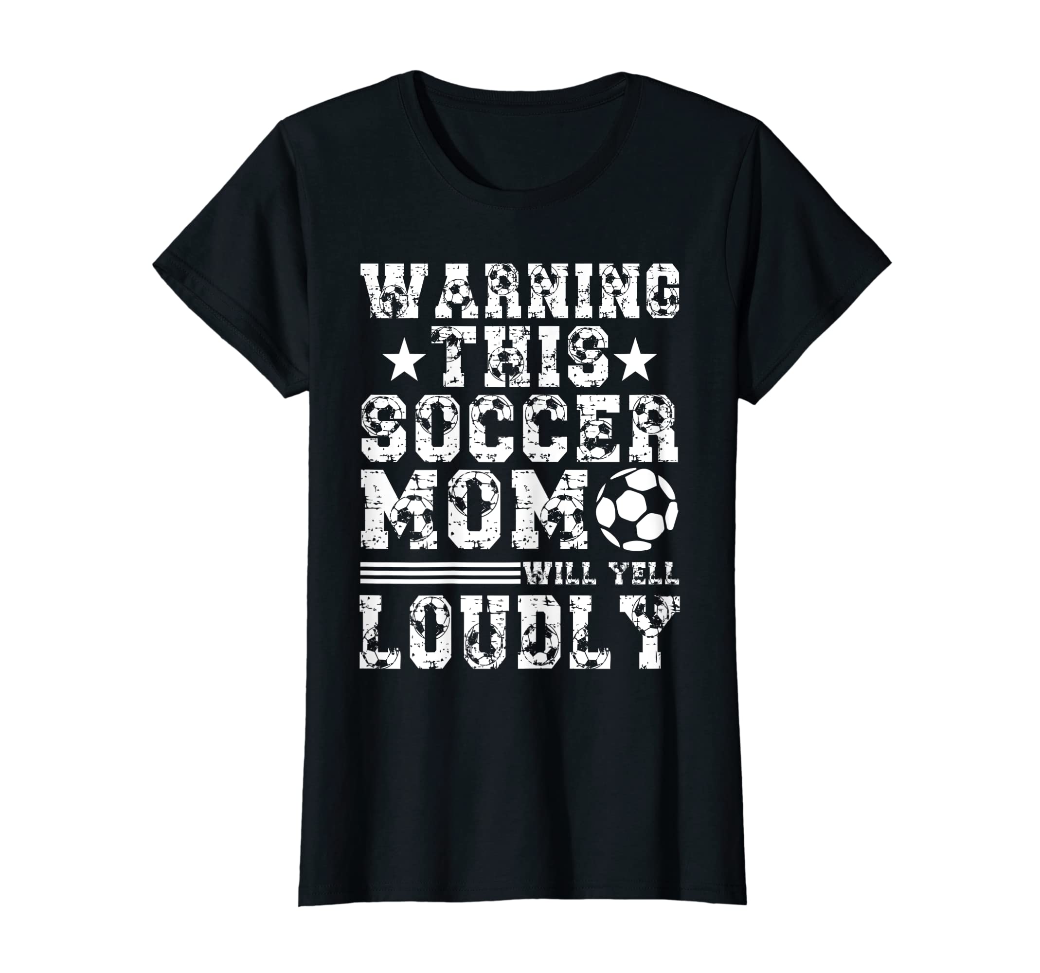 Womens Warning This Soccer Mom T-Shirt - Fun Novelty Design for Adults - T-Shirt, Sweatshirt, Hoodie