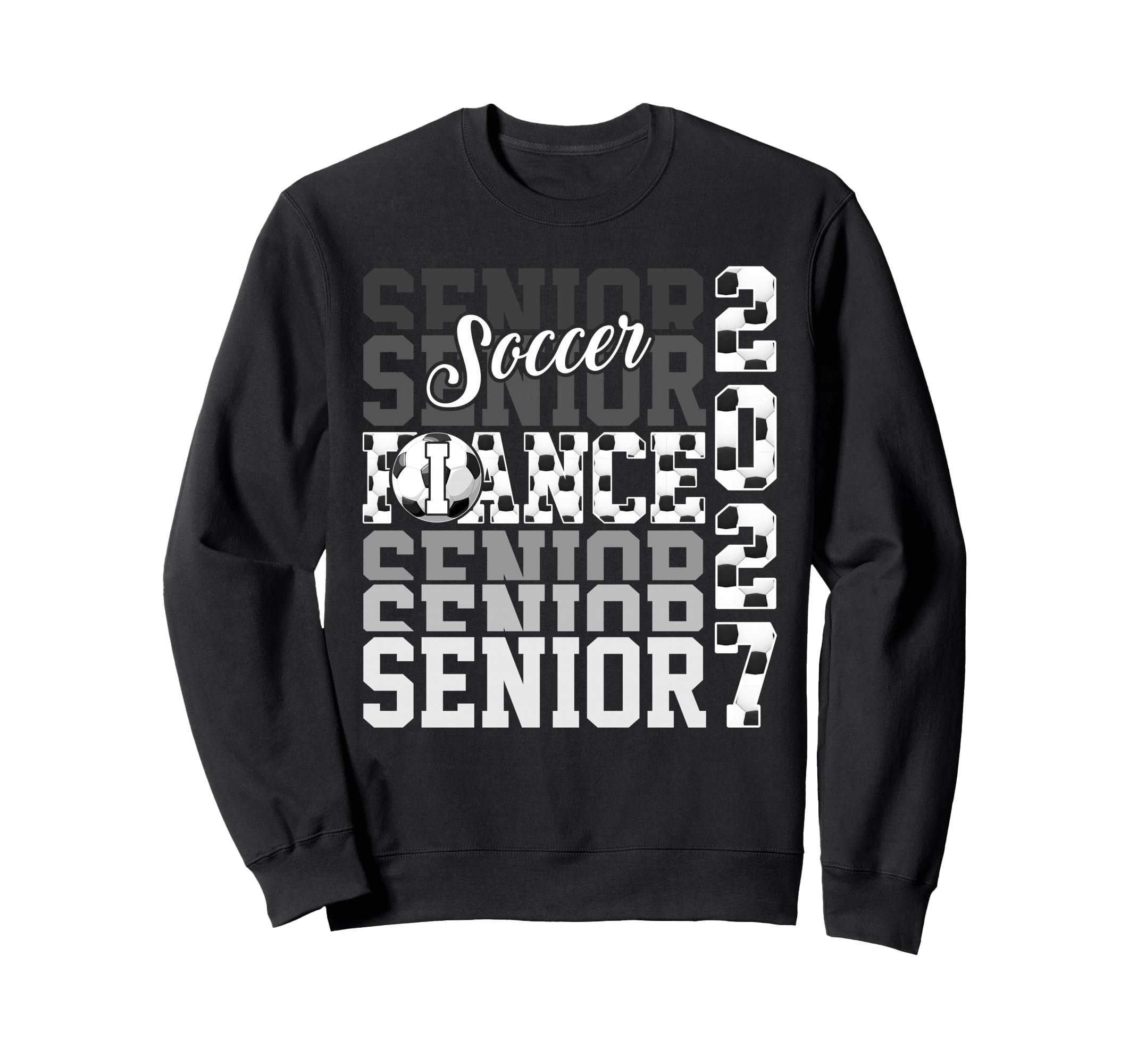 Senior 2027 Soccer Fiance Proud Sweatshirt - Minimalist Print Unisex - T-Shirt, Sweatshirt, Hoodie