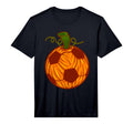 Funny Pumpkin Soccer Ball Halloween T-Shirt - Novelty Apparel Men Women - T-Shirt, Sweatshirt, Hoodie