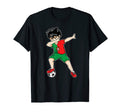 Dabbing Soccer Portugal Football T-Shirt - Minimalist Print Unisex - T-Shirt, Sweatshirt, Hoodie