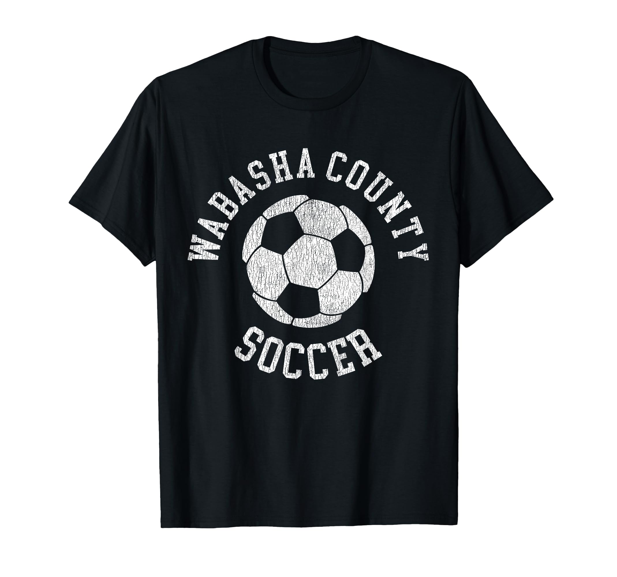 Wabasha County Soccer Distressed 90S T-Shirt - Graphic Print Men Women - T-Shirt, Sweatshirt, Hoodie