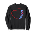 Soccer Love Heart And Football Fusion Sweatshirt - Trendy Graphic Men Women - T-Shirt, Sweatshirt, Hoodie