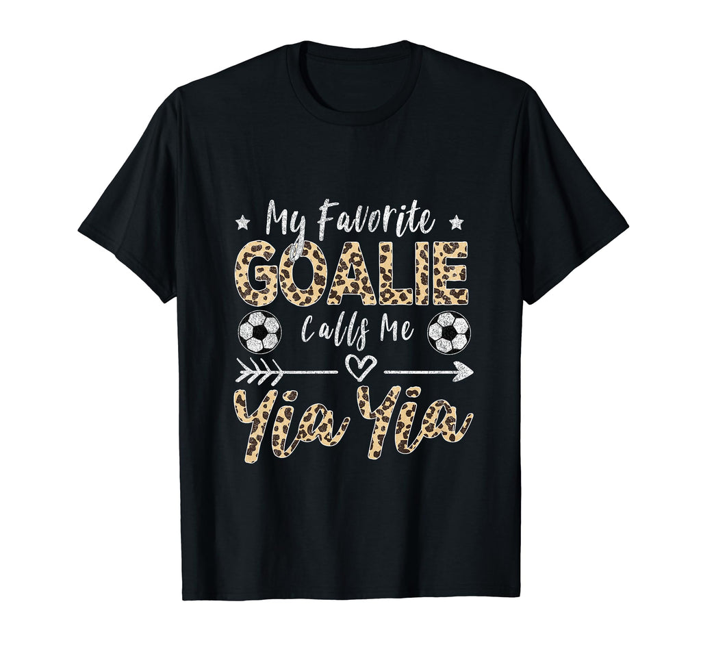 My Favorite Goalie Calls Me Yia Yia T-Shirt - Minimalist Print Men Women - T-Shirt, Sweatshirt, Hoodie