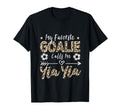 My Favorite Goalie Calls Me Yia Yia T-Shirt - Minimalist Print Men Women - T-Shirt, Sweatshirt, Hoodie