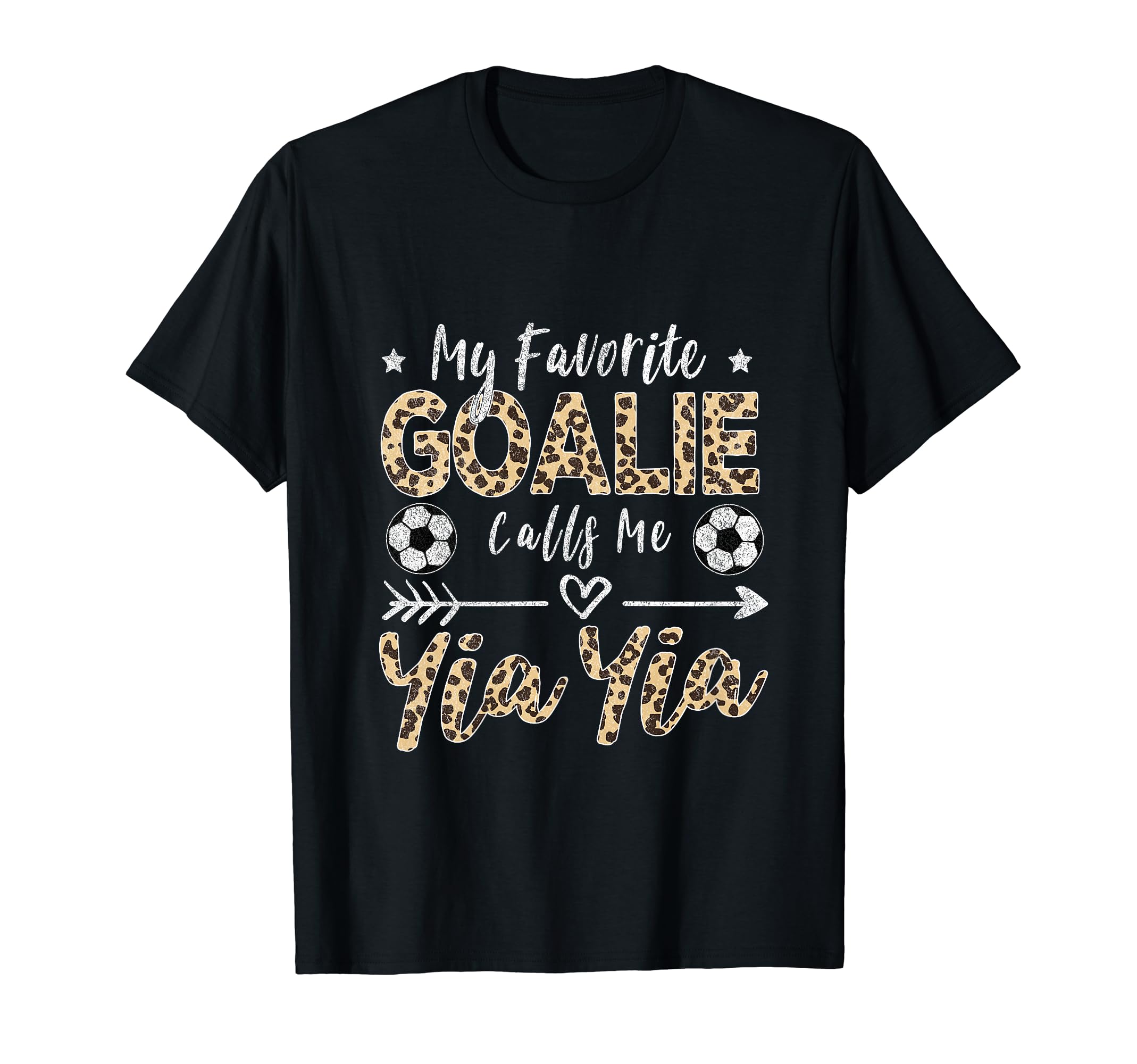 My Favorite Goalie Calls Me Yia Yia T-Shirt - Minimalist Print Men Women - T-Shirt, Sweatshirt, Hoodie