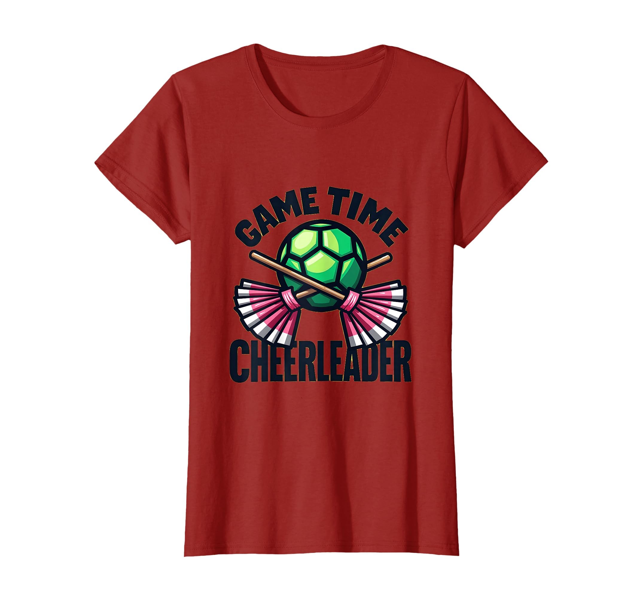 Game Time Cheerleader Soccer Mom T-Shirt - Novelty Apparel for Adults - T-Shirt, Sweatshirt, Hoodie