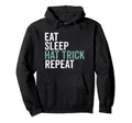 Eat Sleep Hat Trick Repeat Soccer Football Hoodie - Novelty Apparel Unisex - T-Shirt, Sweatshirt, Hoodie