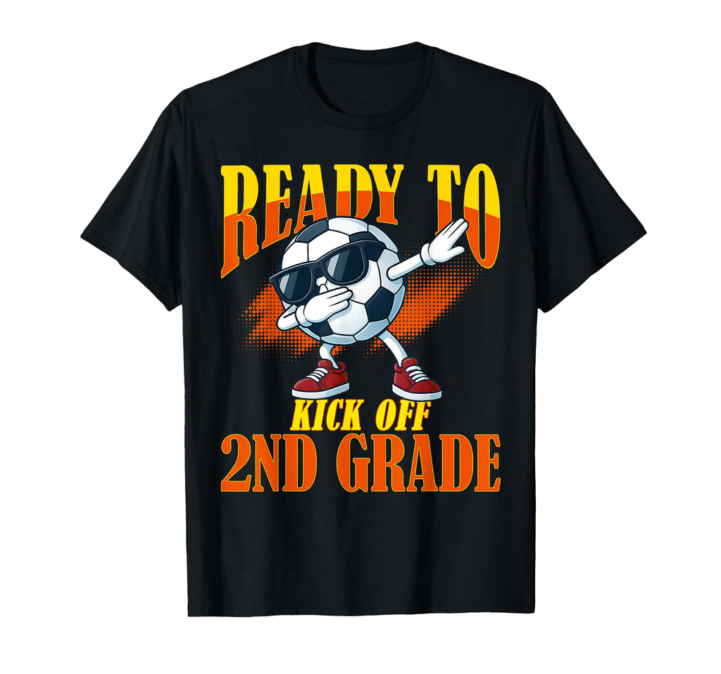 Ready To Kick Off 2Nd Grade Student T-Shirt - Graphic Print for Adults - T-Shirt, Sweatshirt, Hoodie