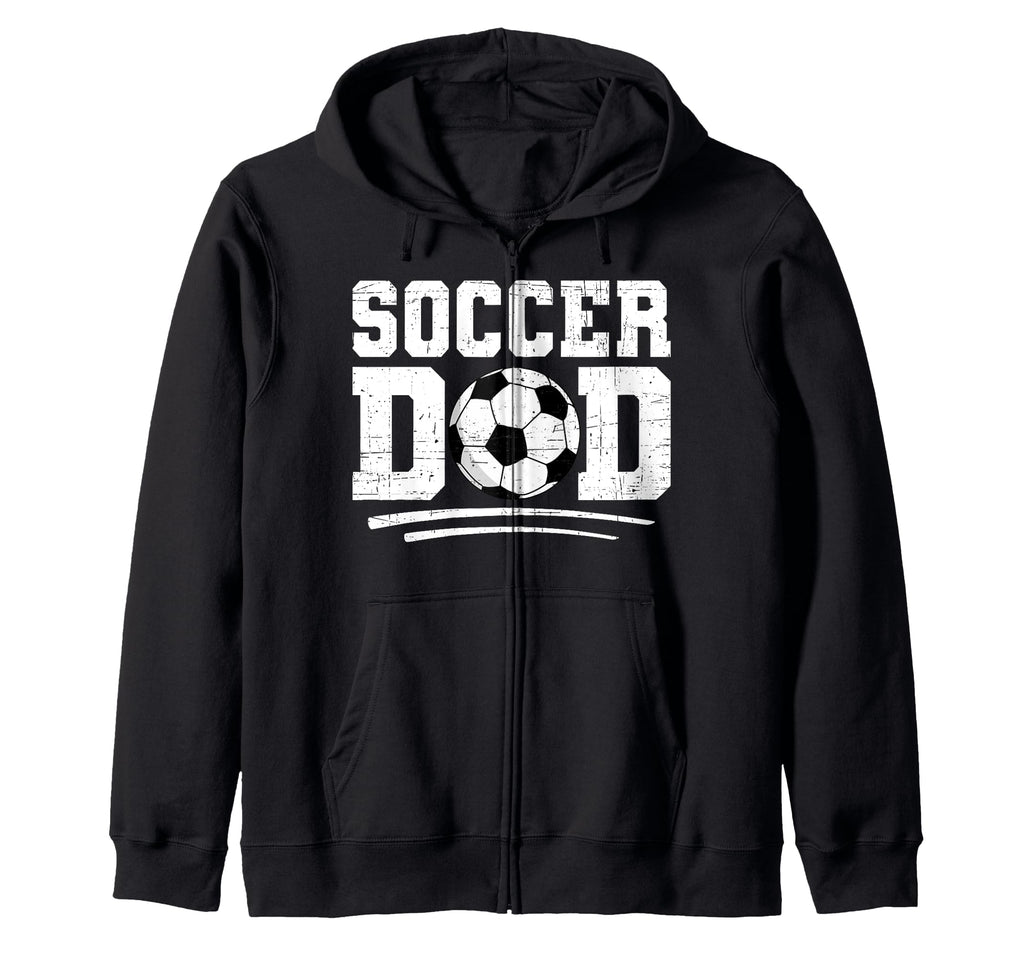 Soccer Dad Play Ball Sports Father Daddy Gift Hoodie - Graphic Print Unisex - T-Shirt, Sweatshirt, Hoodie