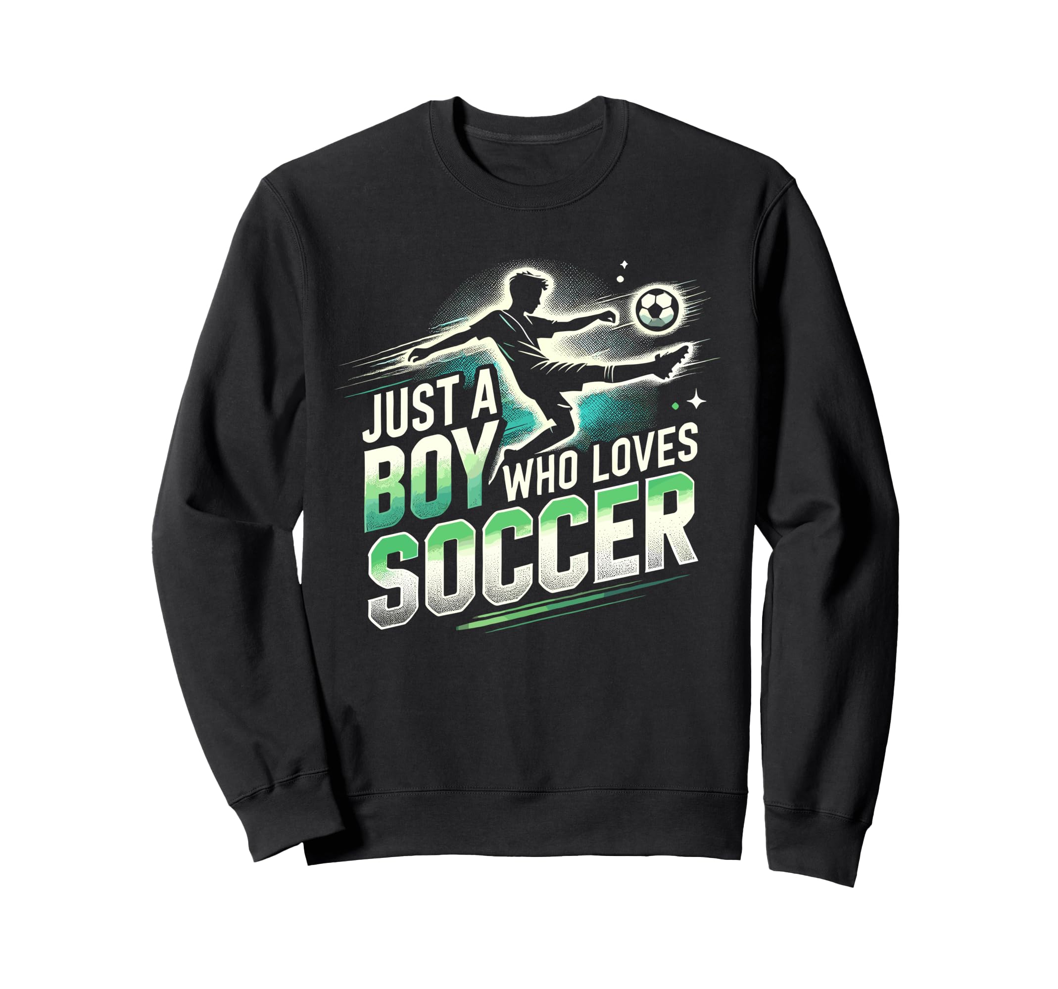 Soccer Just Who Loves Soccer Sweatshirt - Fun Novelty Design for Adults - T-Shirt, Sweatshirt, Hoodie