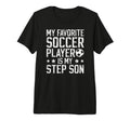 Mens Proud Soccer Step Dad Soccer T-Shirt - Aesthetic Graphic Unisex - T-Shirt, Sweatshirt, Hoodie