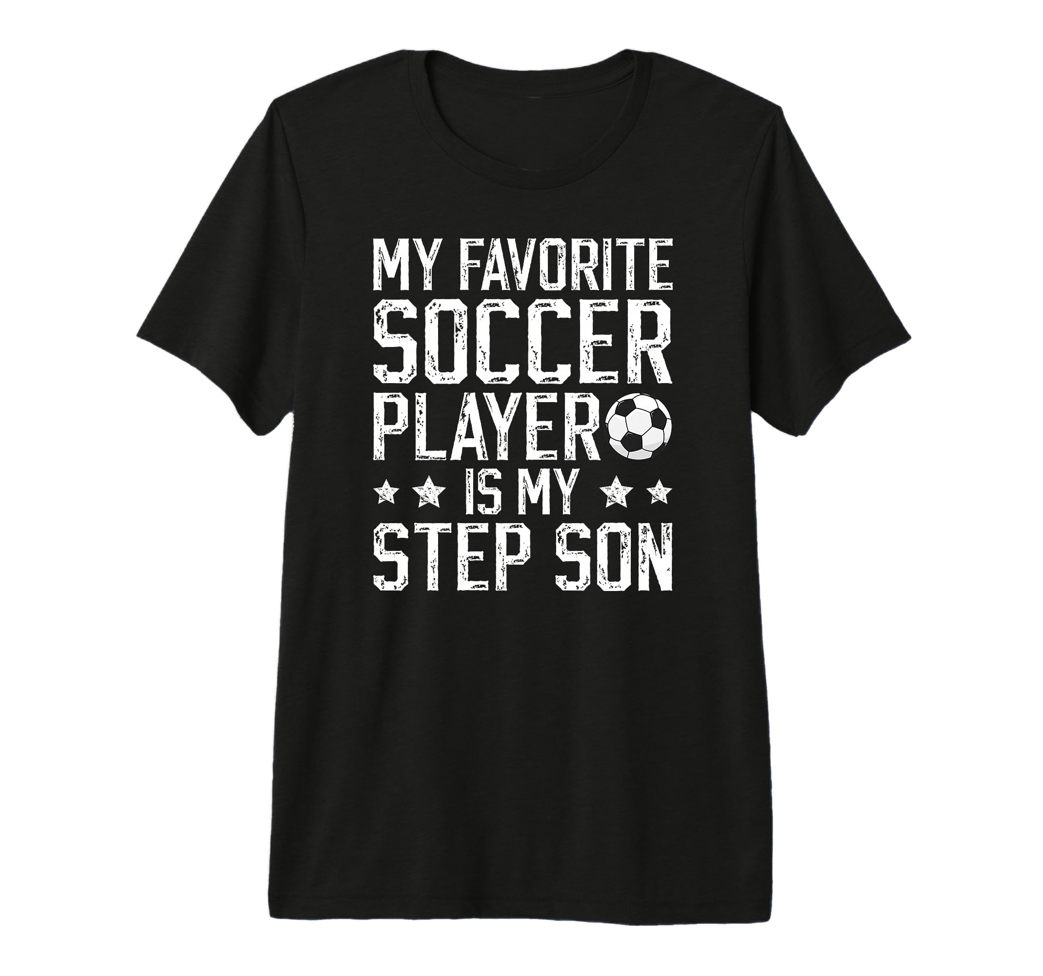 Mens Proud Soccer Step Dad Soccer T-Shirt - Aesthetic Graphic Unisex - T-Shirt, Sweatshirt, Hoodie