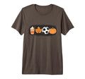 Fall Vibes Pumpkin Spice Soccer T-Shirt - Casual Everyday Wear Unisex - T-Shirt, Sweatshirt, Hoodie