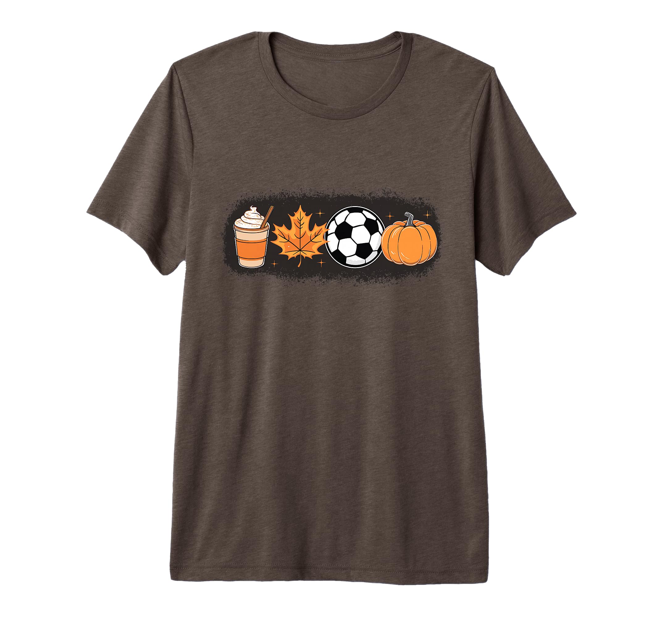 Fall Vibes Pumpkin Spice Soccer T-Shirt - Casual Everyday Wear Unisex - T-Shirt, Sweatshirt, Hoodie