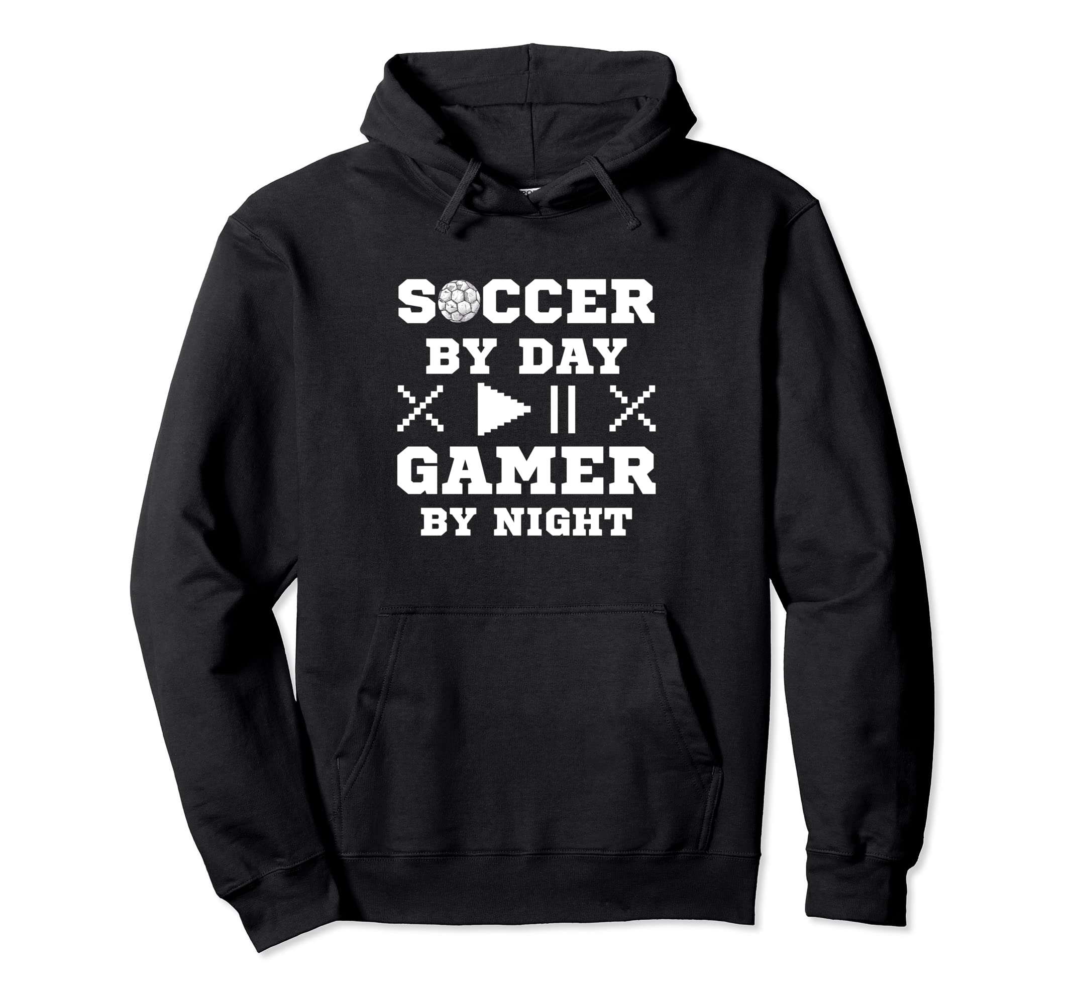 Soccer Day Gamer Night Soccer Player Gifts Hoodie - Custom Art Print Unisex - T-Shirt, Sweatshirt, Hoodie