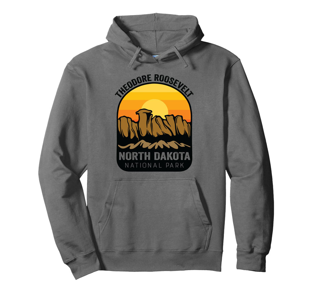 Us Theodore Roosevelt National Park Hoodie - Fun Novelty Design for Adults - T-Shirt, Sweatshirt, Hoodie