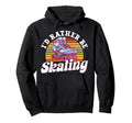 Roller Skating Skate 1970S Id Rather Be Hoodie - Graphic Print Unisex - T-Shirt, Sweatshirt, Hoodie