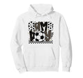 Checkered Soccer Game Day Leopard Soccer Hoodie - Streetwear Style Unisex - T-Shirt, Sweatshirt, Hoodie