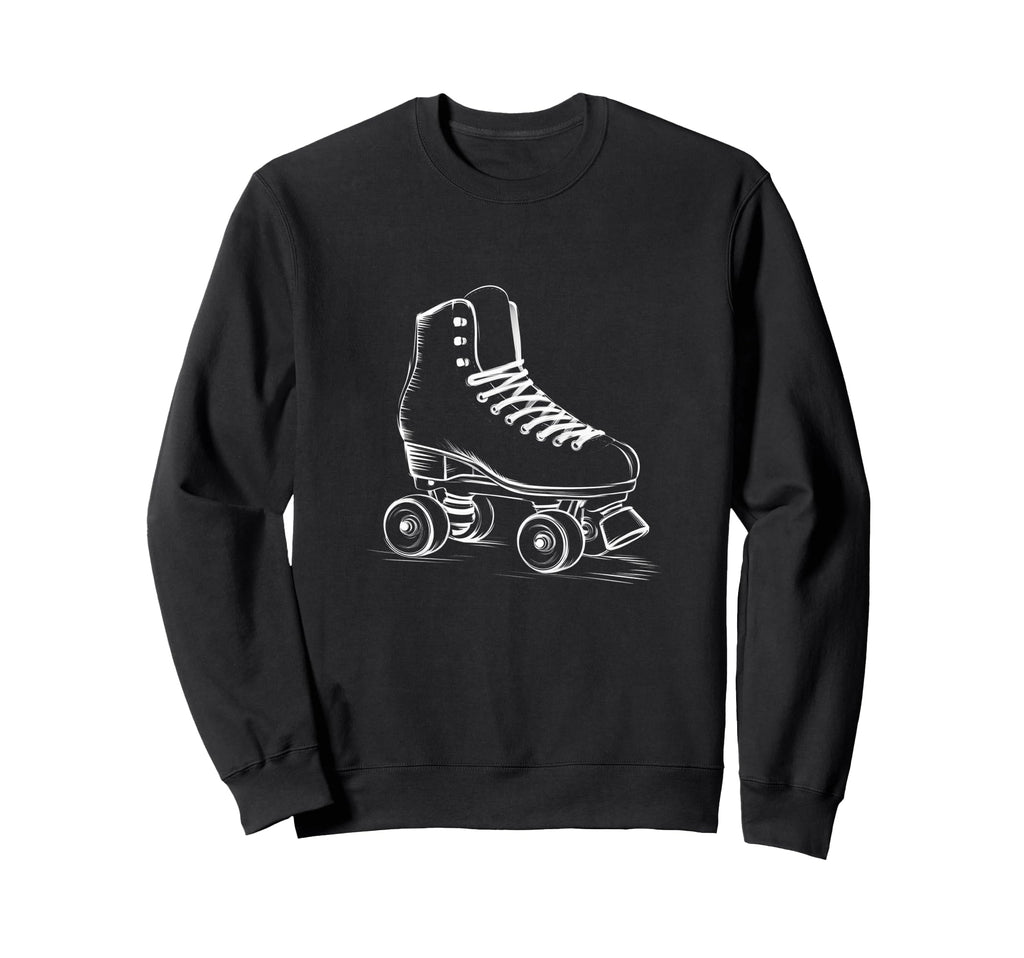 Roller Skates Illustration Clo Sweatshirt - Aesthetic Graphic Unisex - T-Shirt, Sweatshirt, Hoodie