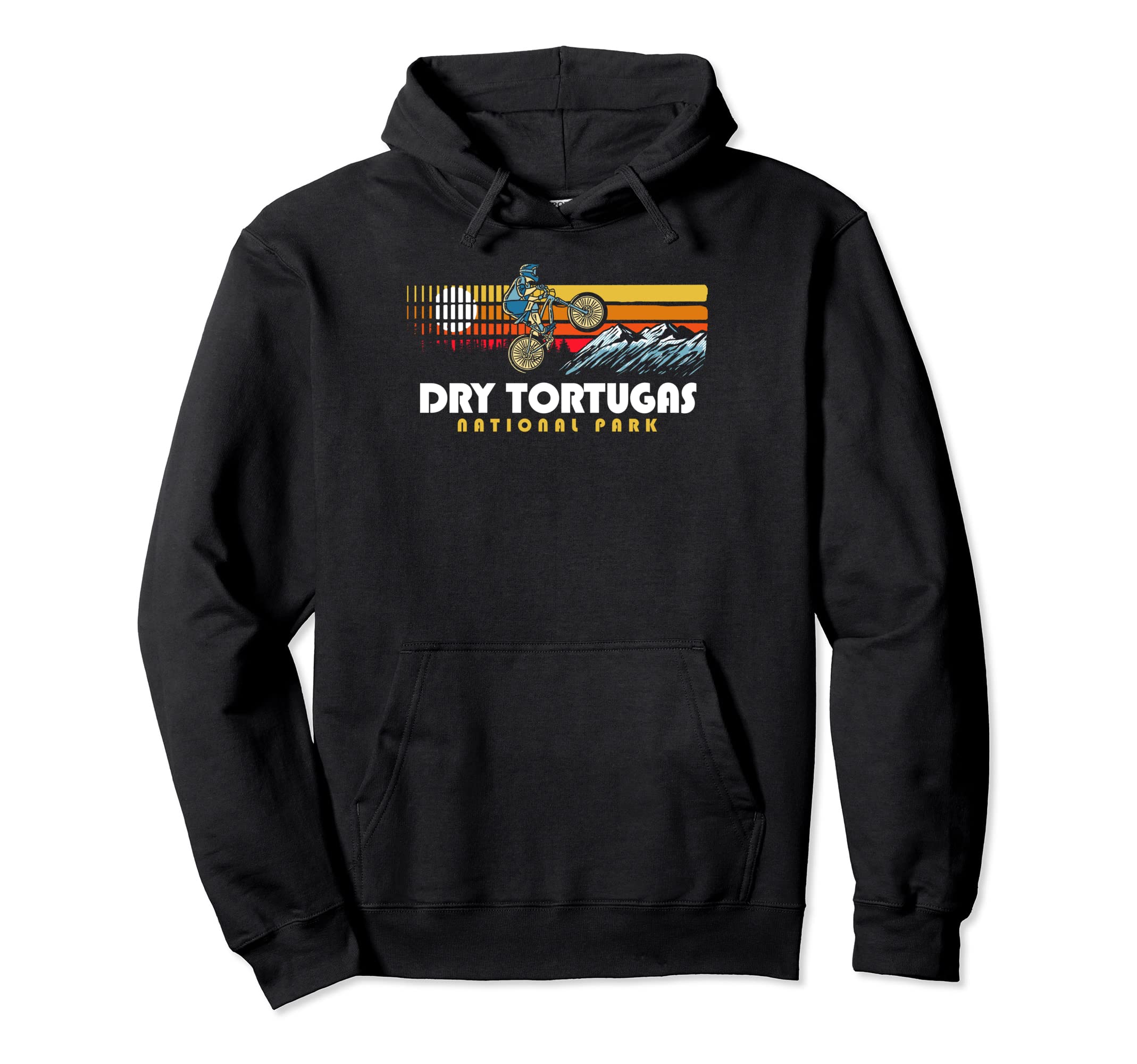 80S Dry Tortugas National Park Mountain Hoodie - Unique Graphic Men Women - T-Shirt, Sweatshirt, Hoodie