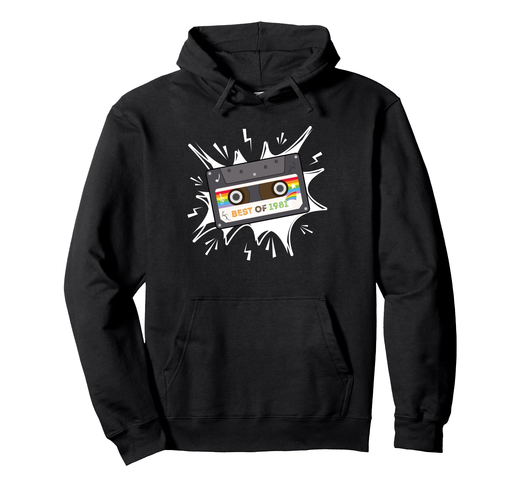 Best 1981 40Th Birthday Gifts Cassette Hoodie - Aesthetic Graphic Unisex - T-Shirt, Sweatshirt, Hoodie