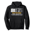 American Flag Proud Soccer Dad Hoodie - Casual Everyday Wear Men Women - T-Shirt, Sweatshirt, Hoodie