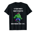 Unicorn Security Brothercorn Inc T-Shirt - Aesthetic Graphic Men Women - T-Shirt, Sweatshirt, Hoodie
