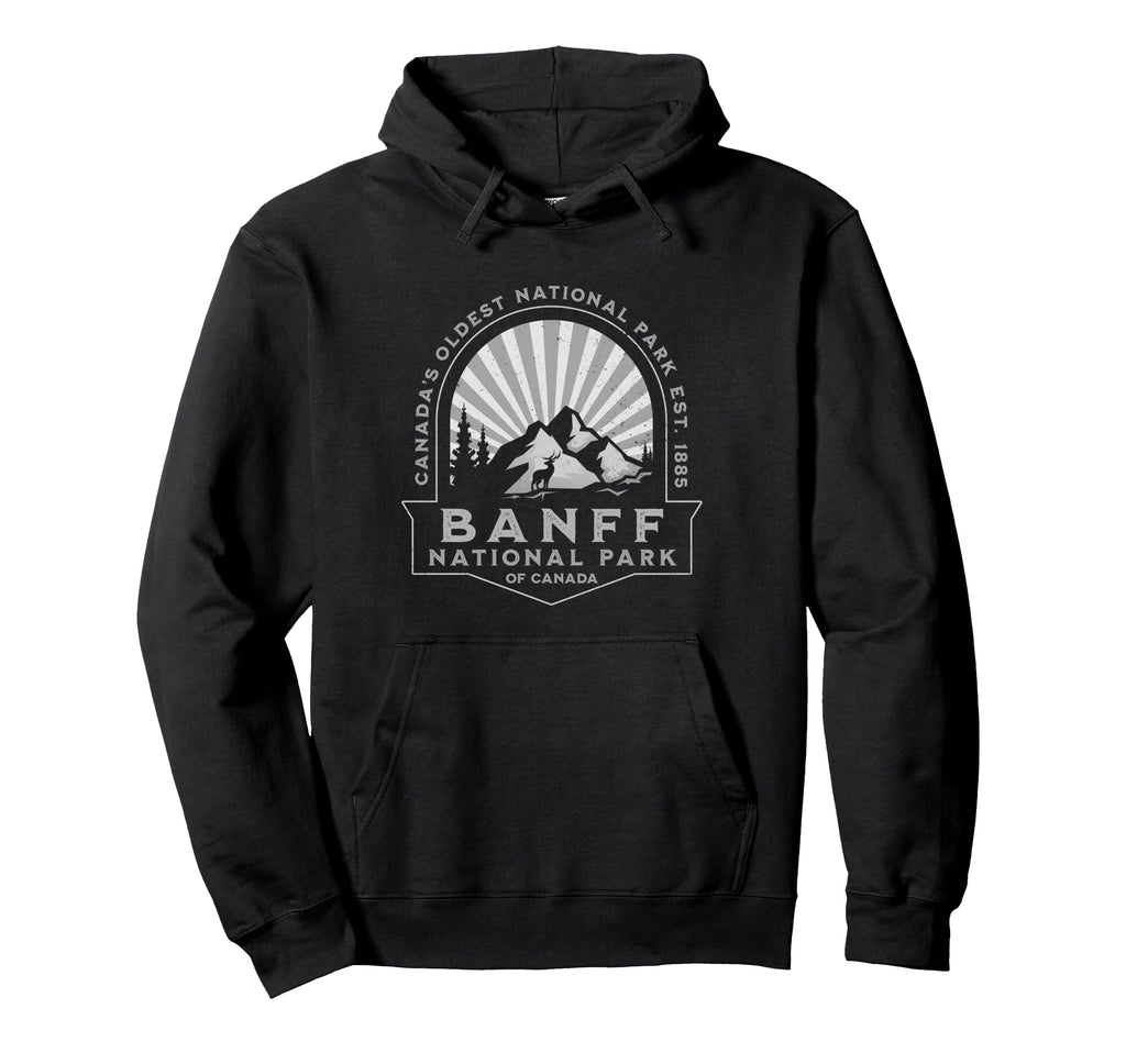 Banff National Park Canada Souvenir Hoodie - Trendy Graphic for Adults - T-Shirt, Sweatshirt, Hoodie