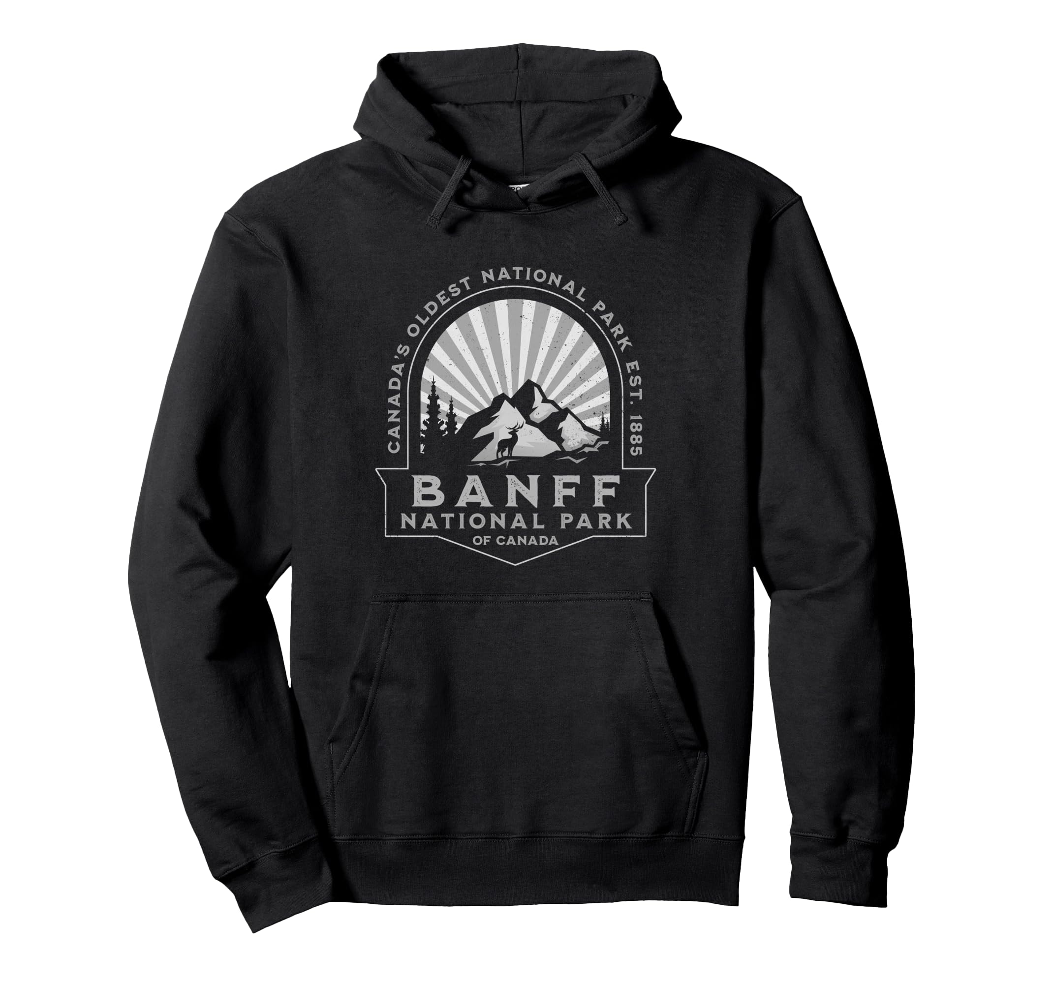 Banff National Park Canada Souvenir Hoodie - Trendy Graphic for Adults - T-Shirt, Sweatshirt, Hoodie