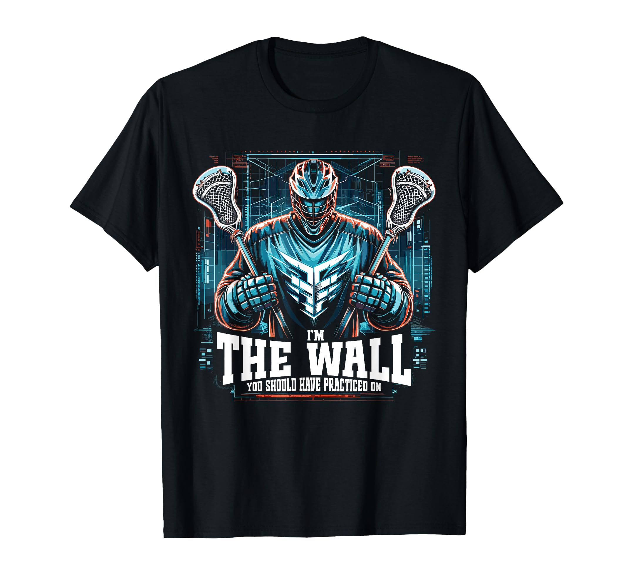 Funny Lacrosse Lacrosse Goalie Lax T-Shirt - Aesthetic Graphic for Adults - T-Shirt, Sweatshirt, Hoodie