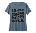 My Soccer Mom Era Groovy Tri T-Shirt - Casual Everyday Wear for Adults - T-Shirt, Sweatshirt, Hoodie