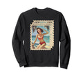 Pin Up Stamp Sweatshirt - Fun Novelty Design for Adults - T-Shirt, Sweatshirt, Hoodie