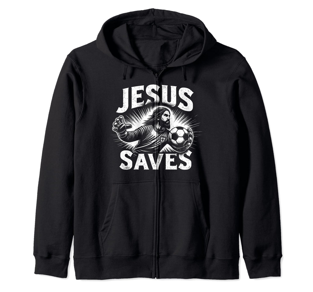 C J S Religious Christian Soccer Hoodie - Minimalist Print Men Women - T-Shirt, Sweatshirt, Hoodie