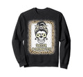Mom Monster Soccer Mom Messy Bun Sweatshirt - Novelty Apparel Men Women - T-Shirt, Sweatshirt, Hoodie