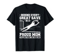 Behind Every Great Save Is Mom Soccer T-Shirt - Minimalist Print Men Women - T-Shirt, Sweatshirt, Hoodie