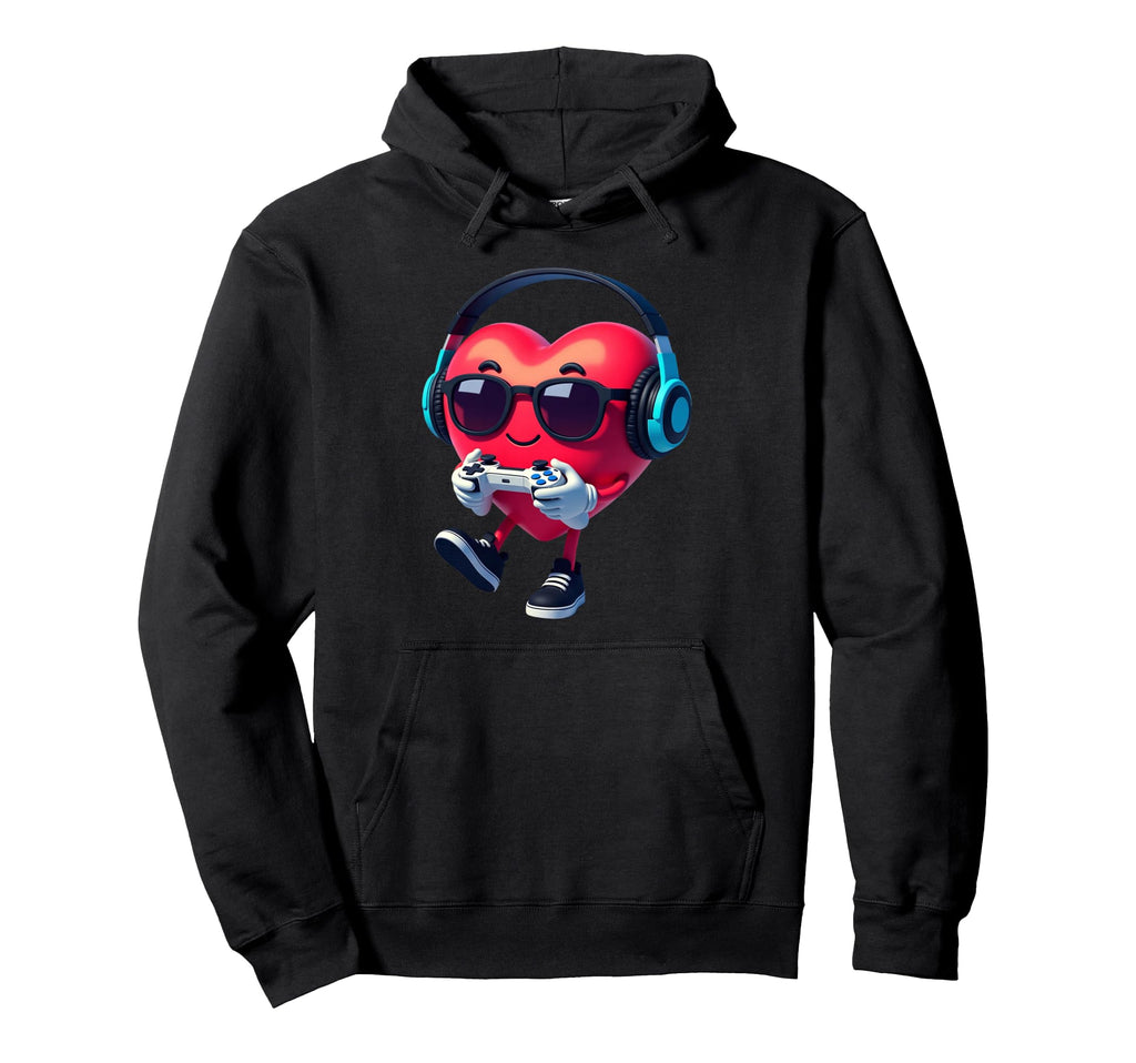 Valentine Soccer Heart Drip Sport Love Hoodie - Graphic Print Unisex - T-Shirt, Sweatshirt, Hoodie