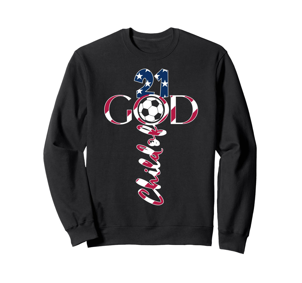 Jesus 21 Years Child God Soccer 21St Sweatshirt - Unique Graphic Men Women - T-Shirt, Sweatshirt, Hoodie