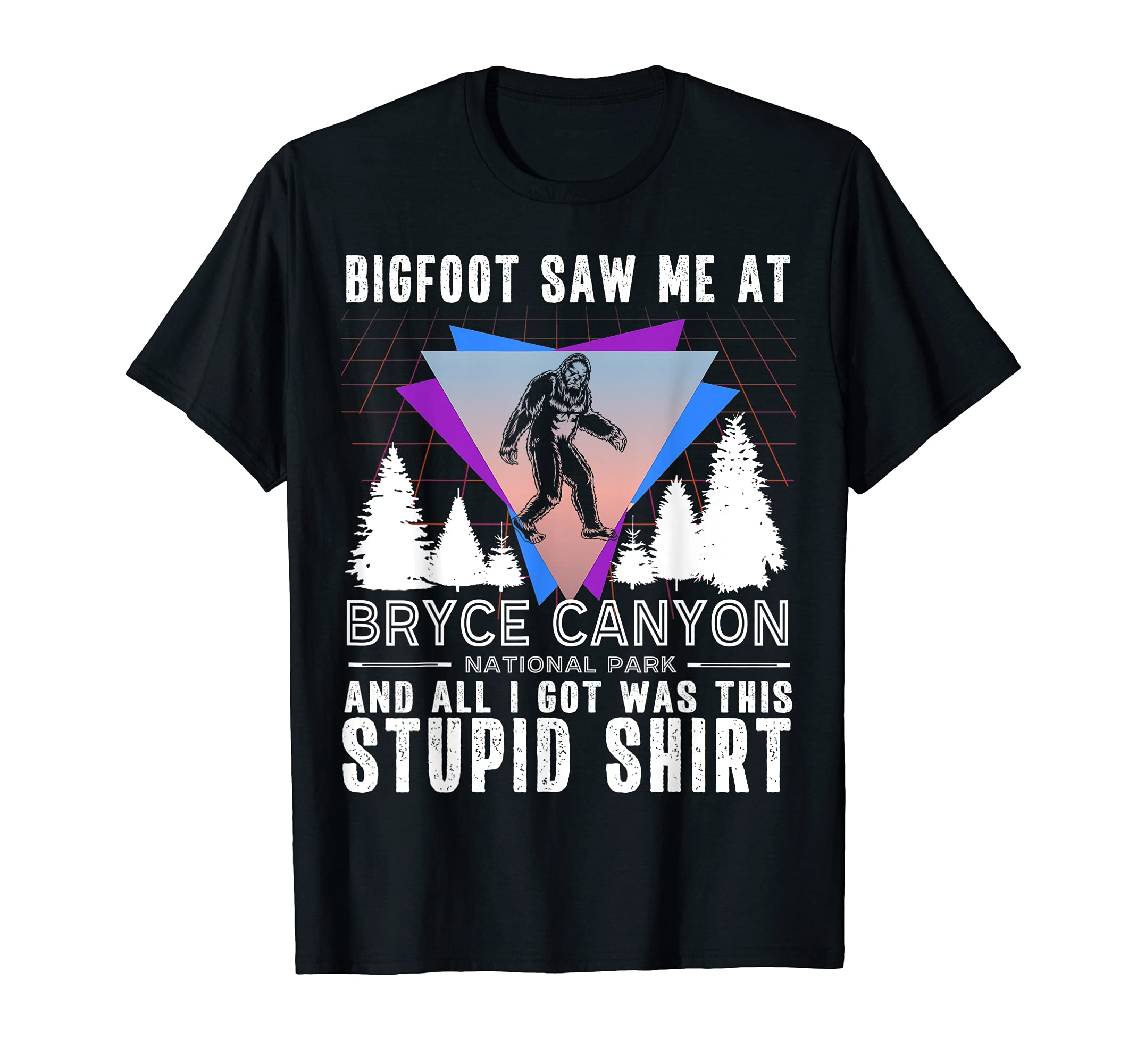 Bryce Canyon National Park Utah Bigfoot T-Shirt - Trendy Graphic Unisex - T-Shirt, Sweatshirt, Hoodie