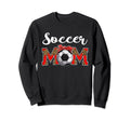 Soccer Mom Leopard Game Day Mom Sweatshirt - Minimalist Print for Adults - T-Shirt, Sweatshirt, Hoodie