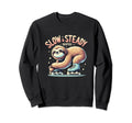 Funny Slow And Steady Skates Sweatshirt - Streetwear Style for Adults - T-Shirt, Sweatshirt, Hoodie