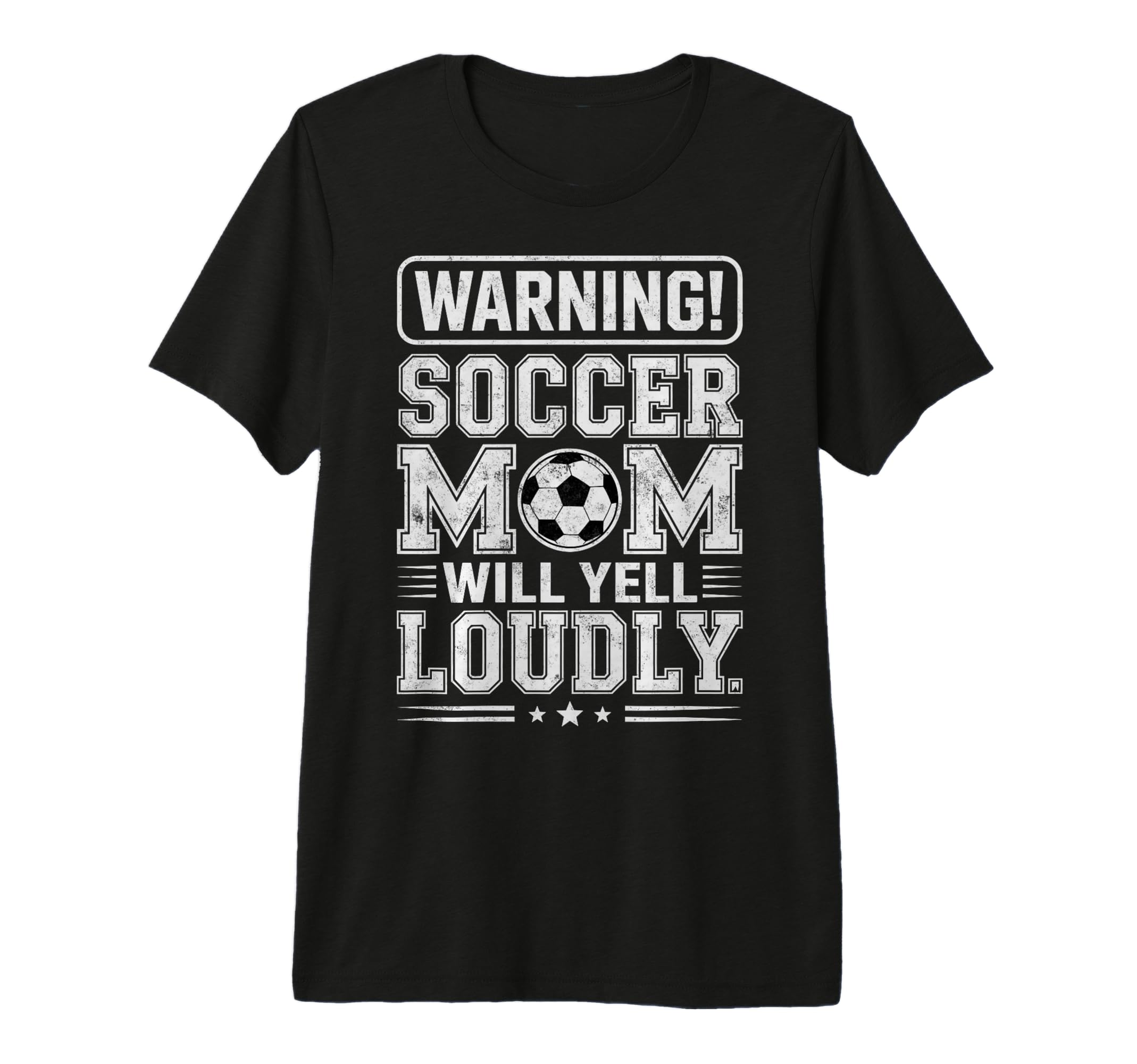 Warning Soccer Football Mom Player Will T-Shirt - Custom Art Print Unisex - T-Shirt, Sweatshirt, Hoodie
