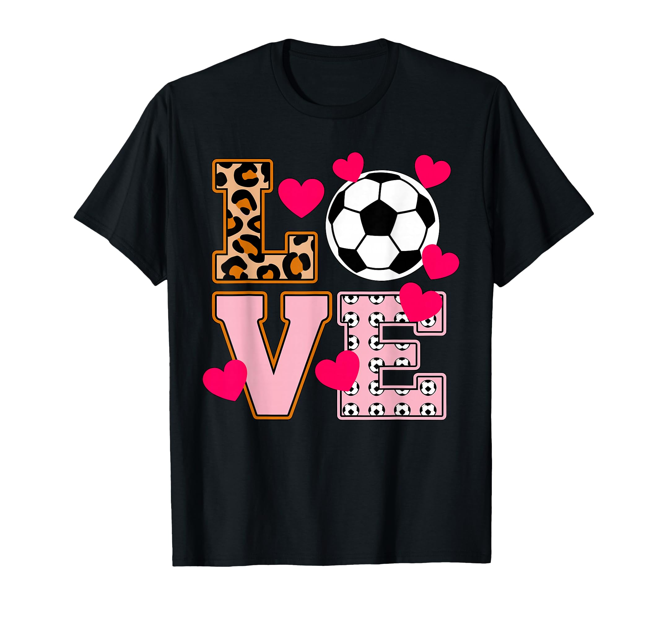 Love Soccer Fan Mom Sister T-Shirt - Aesthetic Graphic for Adults - T-Shirt, Sweatshirt, Hoodie