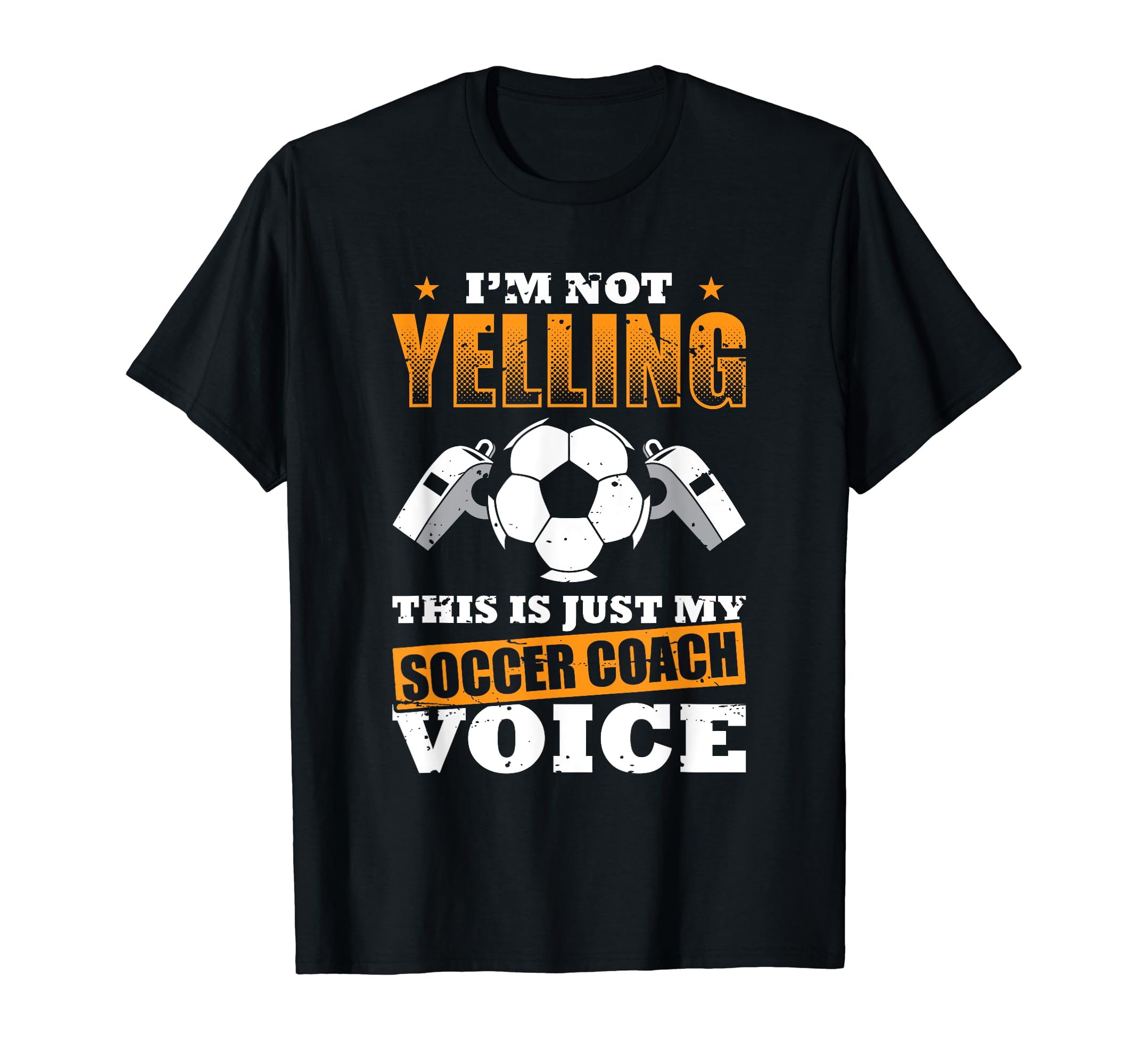 Trainer Coaching Soccer Coach Mom Dad Voice T-Shirt - Graphic Print Unisex - T-Shirt, Sweatshirt, Hoodie